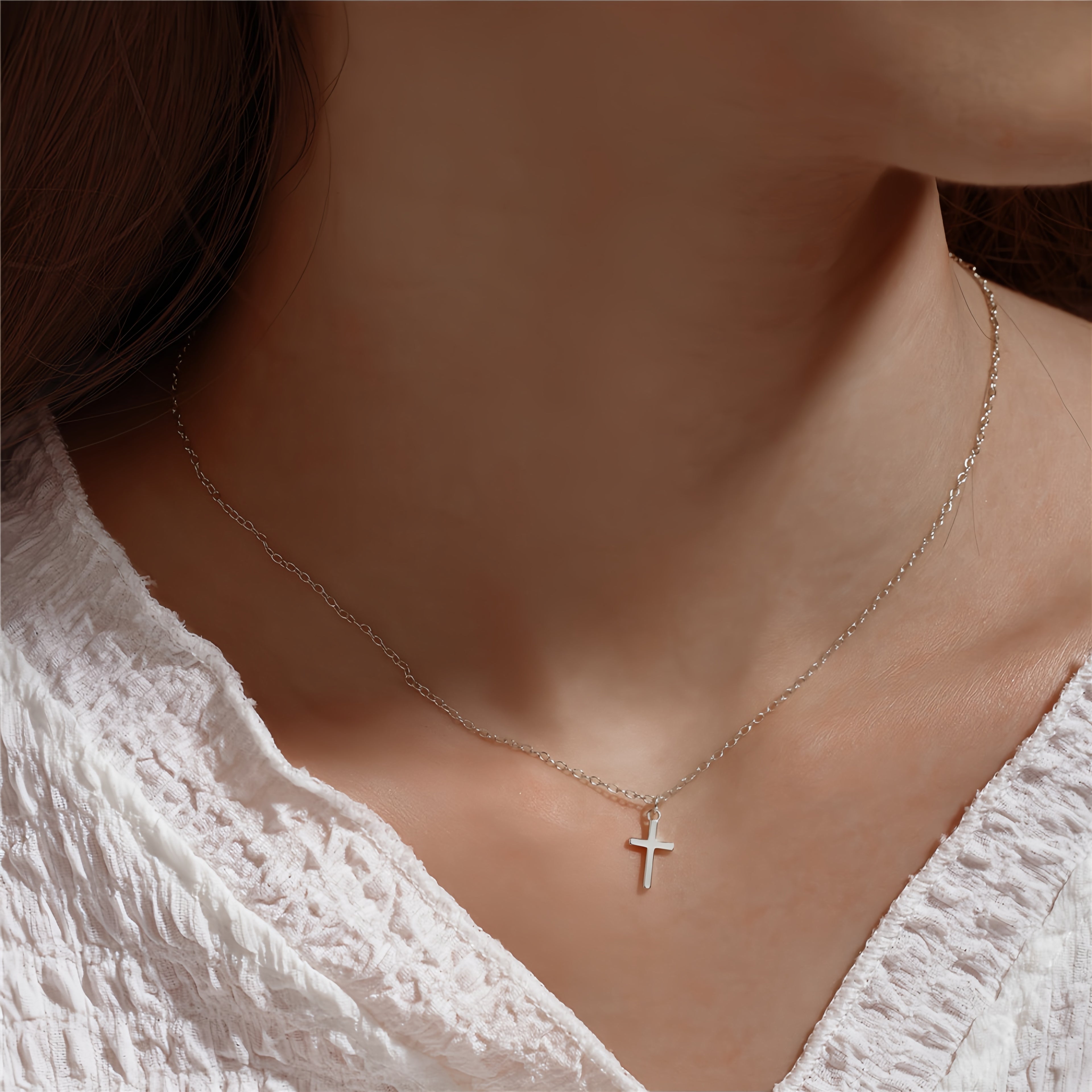 Small Cross Necklace
