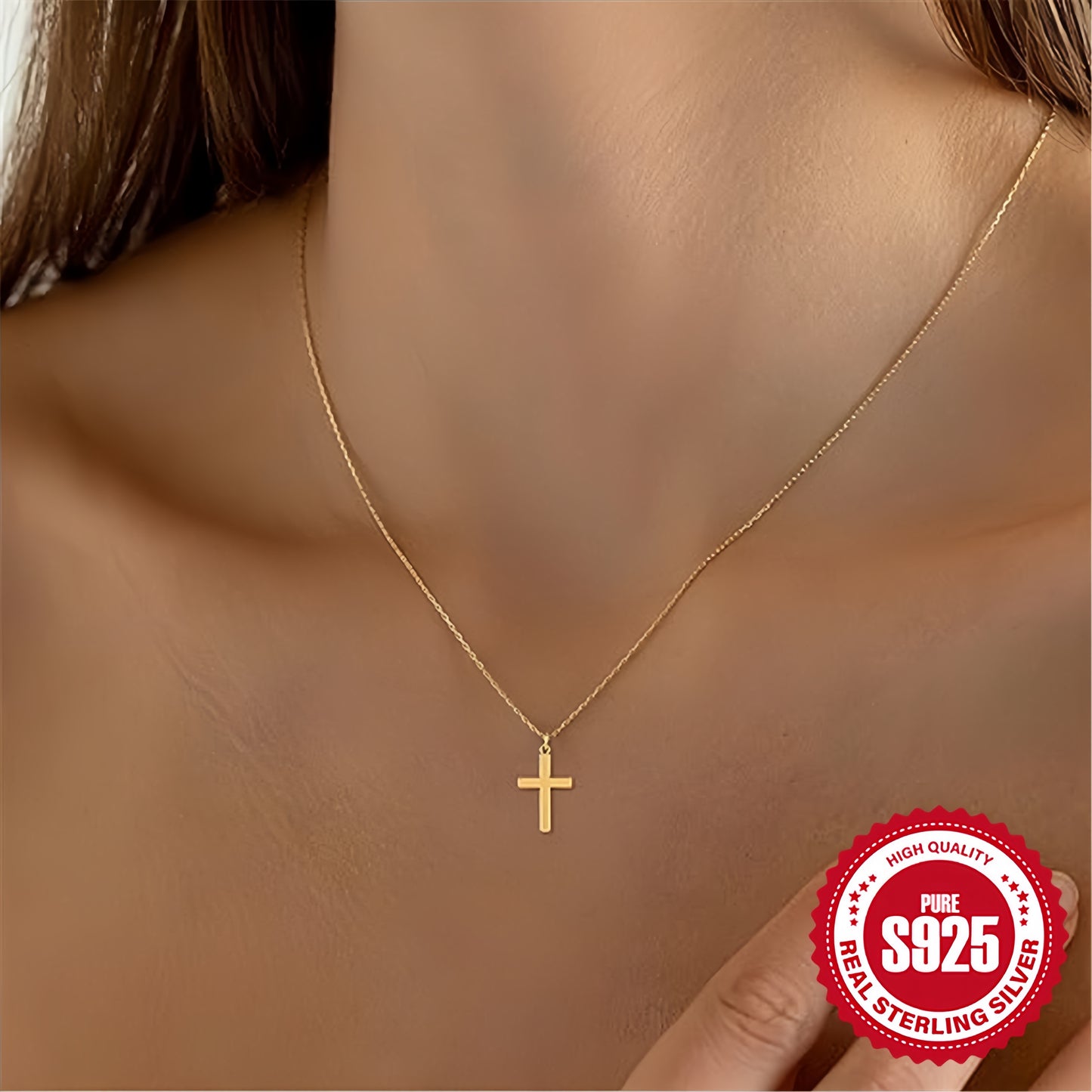 Small Cross Necklace