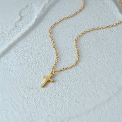 Small Cross Necklace