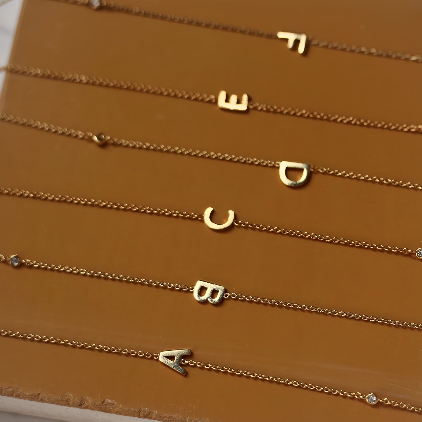 Letter Gemstone Choker