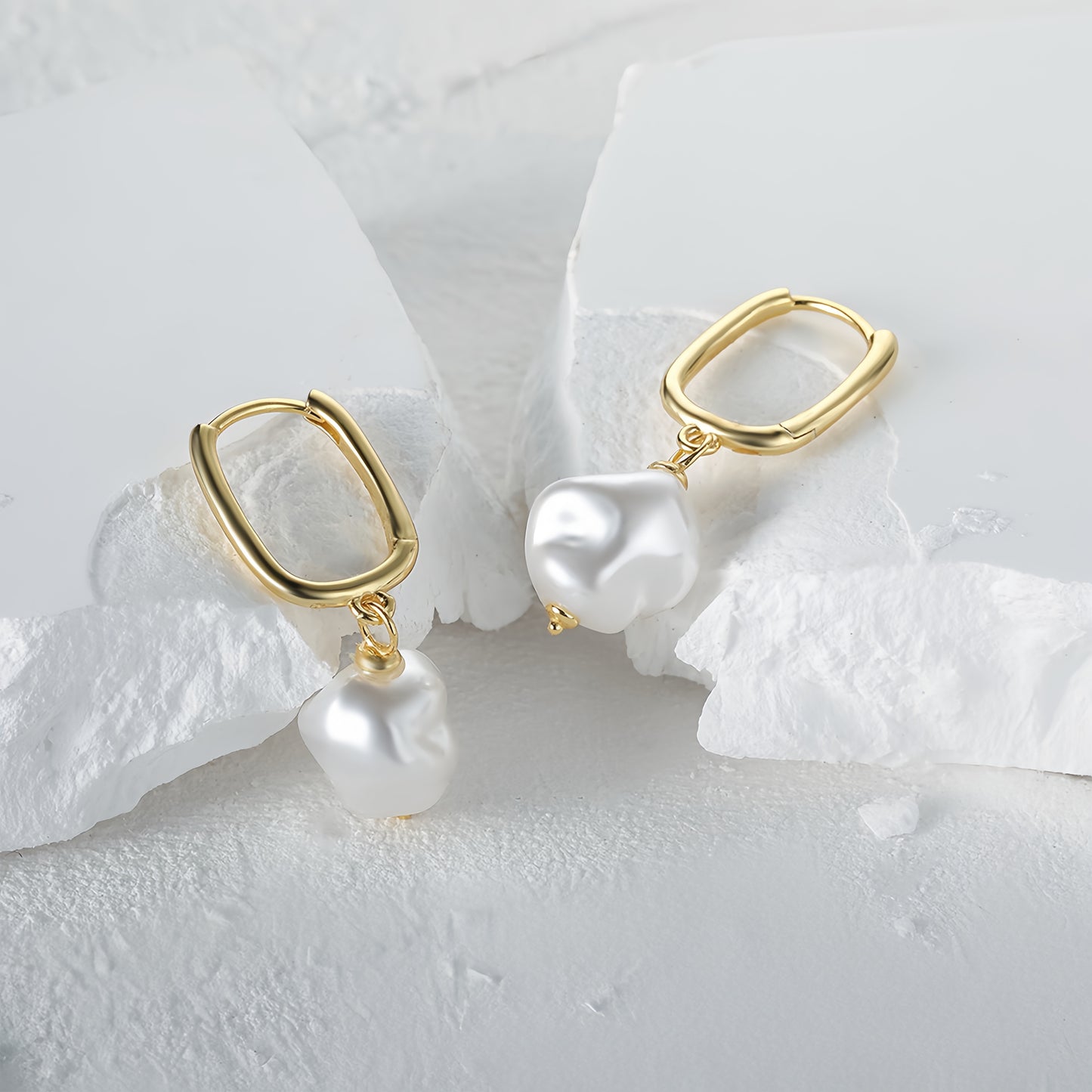 Baroque Pearl Drop Earrings