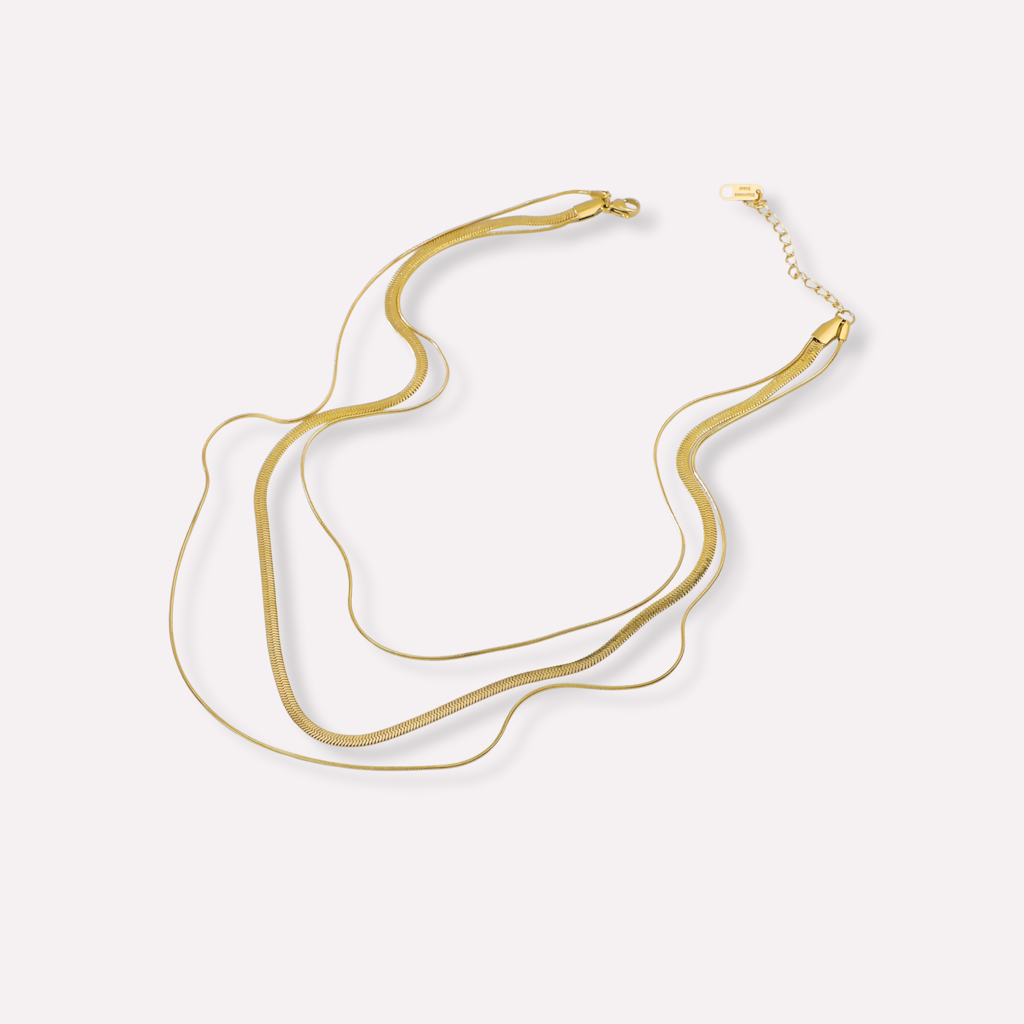 Layered Link Chain Necklace
