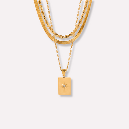 Starburst Layered Necklace